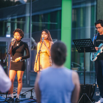 Freshers’ Music Night on the Kamp-Lintfort campus.