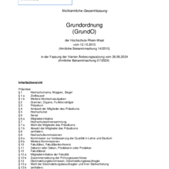 Grundordnung