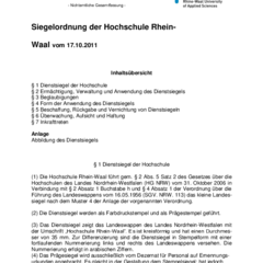 Siegelordnung
