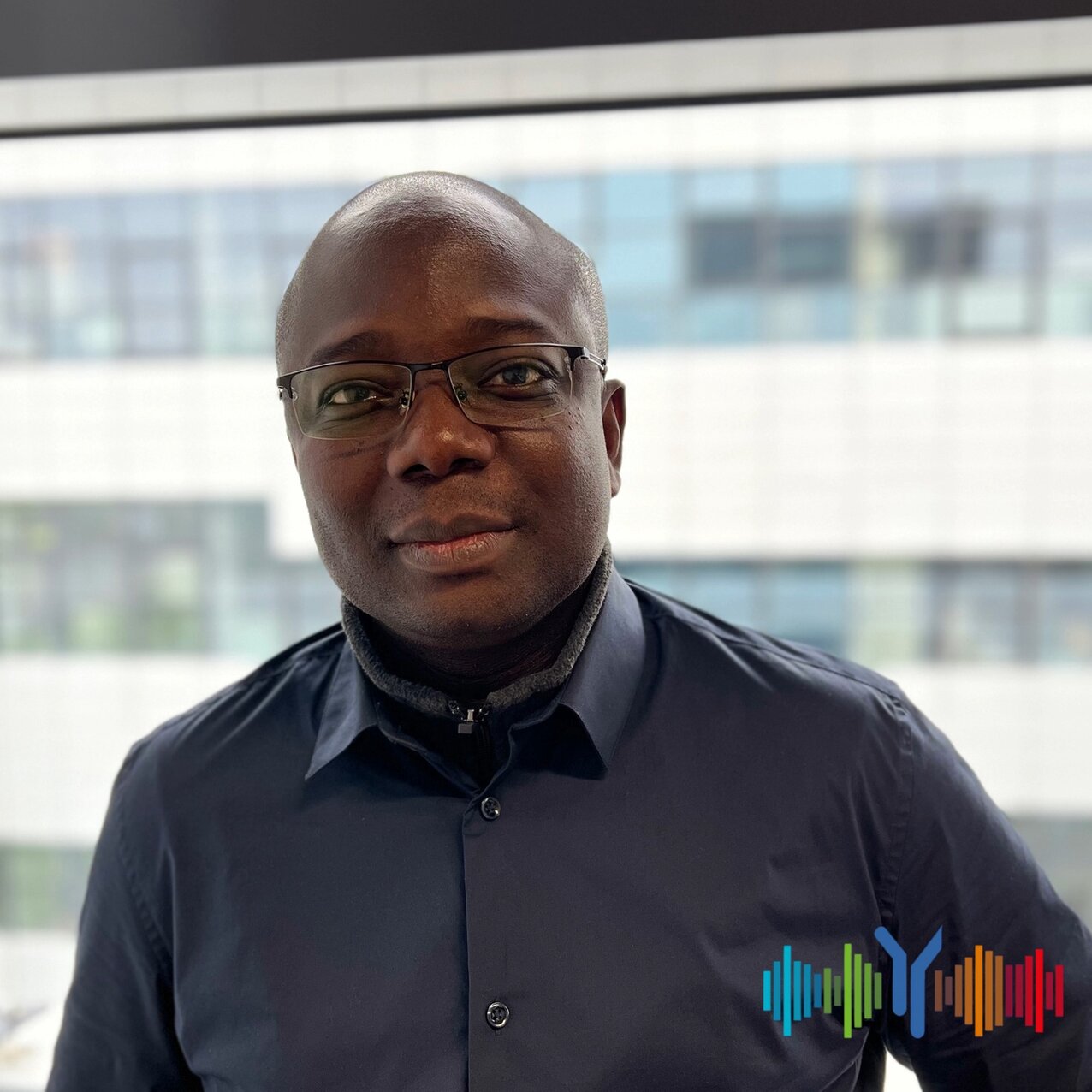 Das Bild zeigt Prof. Assogbadjo von der Universität Abomey-Calavi in Benin.