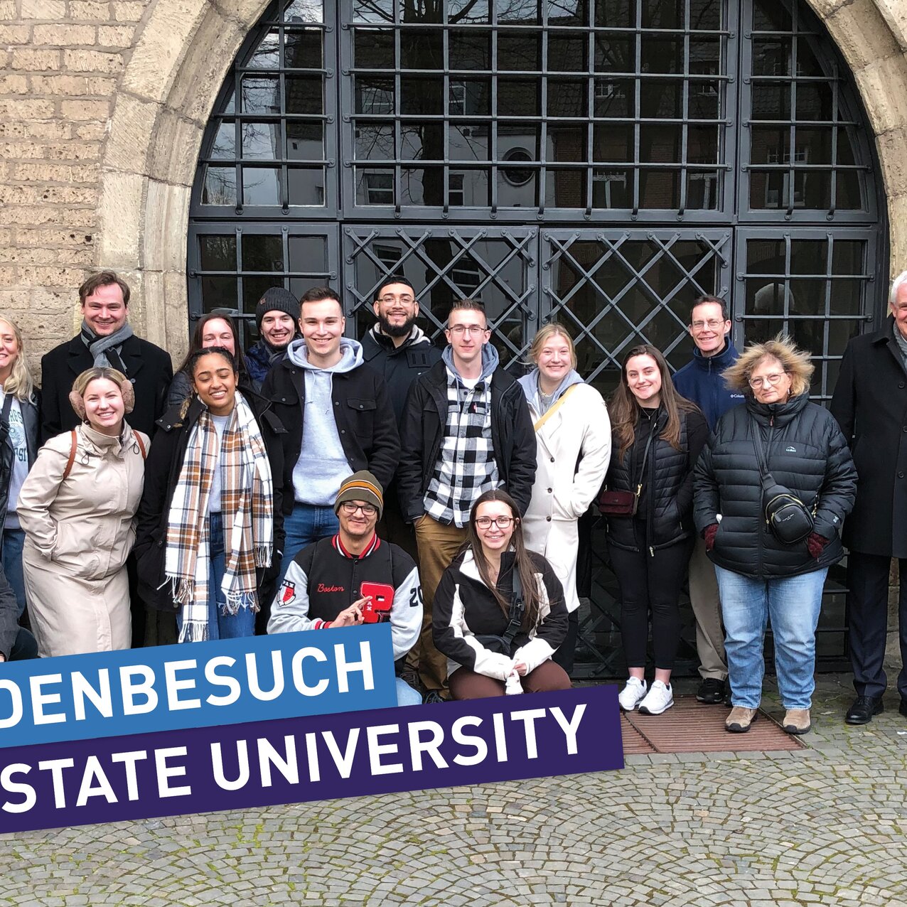 Studierende aus Fitchburg zu Besuch in Kleve