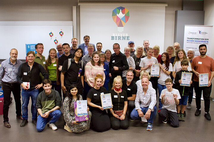 Die Finalist*innen der Klever Birne 2024,