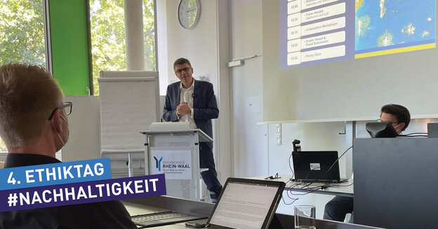 “Sustainability is the university’s focus for the coming years”: The 4th Ethics Day at Rhein-Waal University of Applied Sciences