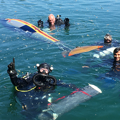 A wet retirement: University submarine sunk in Gochness lake
