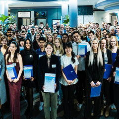 71 students at the university have been awarded the Germany Scholarship – the university thanks its sponsors at a scholarship dinner