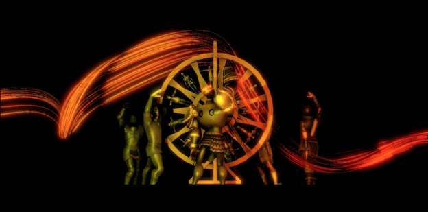 Video art by the Media Computing Group at Rhine-Waal University of Applied Sciences accompanies *Carmina Burana*