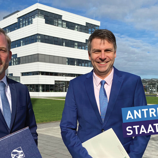 Antrittsbesuch: Staatssekretär Dr. Dirk Günnewig an der Hochschule Rhein-Waal