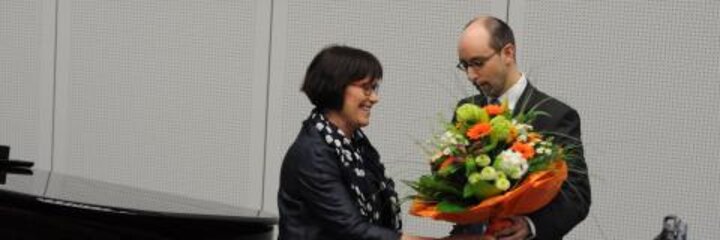 A ceremonial farewell for the founding president of Rhein-Waal University of Applied Sciences