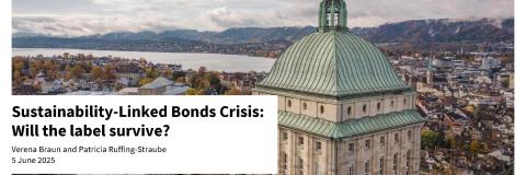 Spotlight on sustainability-linked bonds: Guest lecture by Dr Patricia Ruffing-Straube at the University of Zurich