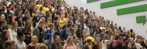Erstsemesterbegrüßung an der Hochschule Rhein-Waal (News)