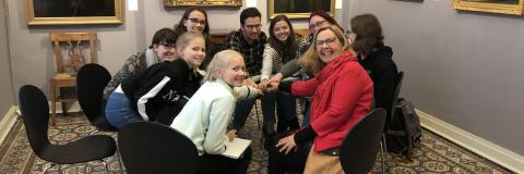 Museumsbesuch mit kreativen Folgen: 7. Sonntagssalon im B.C. Koekkoek-Haus