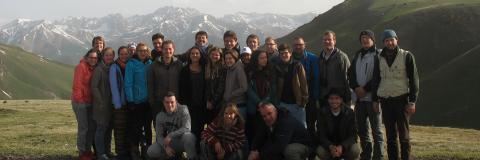 Delegation der Hochschule Rhein-Waal auf Exkursion in Kirgisistan