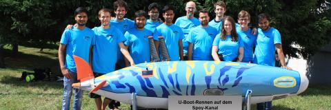 U-Boot Rennen des HSRW-Submarine Teams auf dem Spoy-Kanal am Samstag, 2. September 2017 ab 14 Uhr