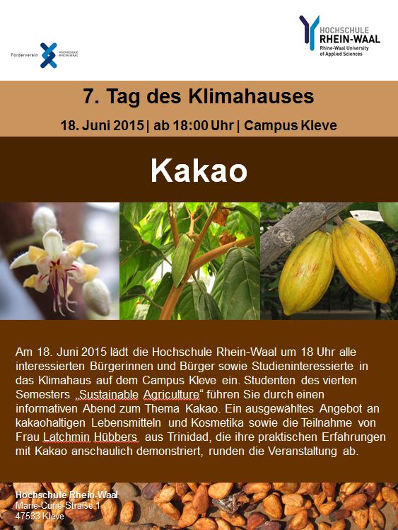 Aktuelles Im Klimahaus Hochschule Rhein Waal