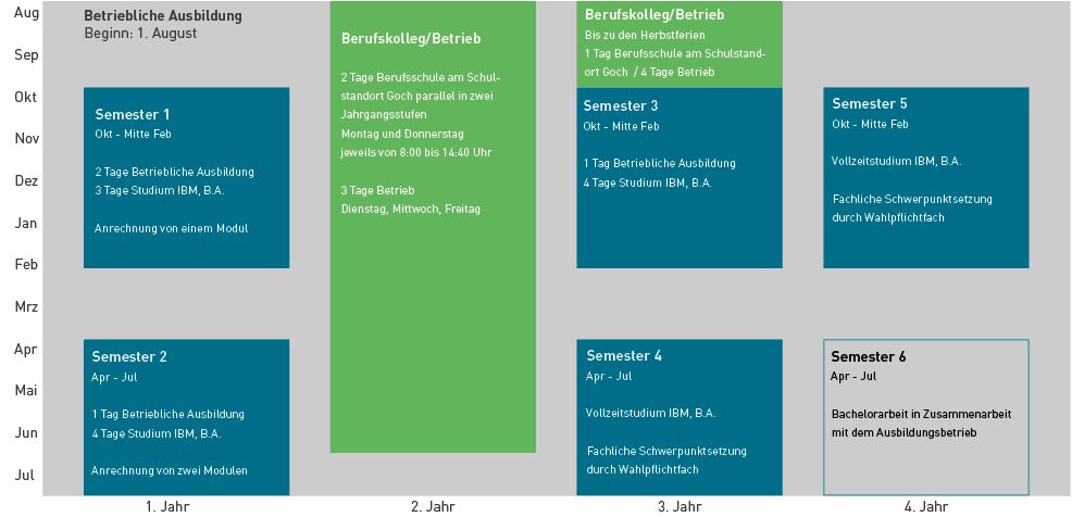 Duales Studium  International Business and Management  Hochschule