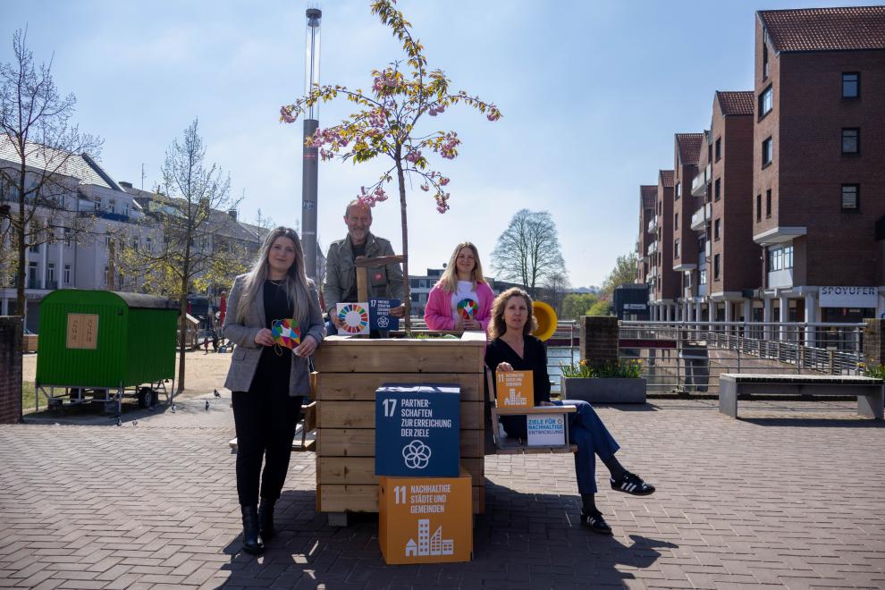 Klever Birne Team der Sadt Kleve und der Hochschule Rhein-Waal