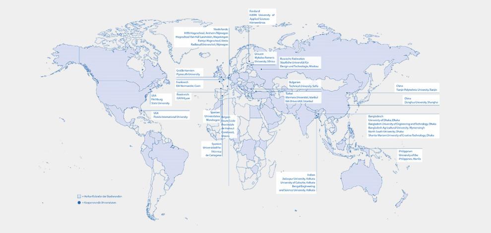 Alternativer Text: Internationale Kooperationspartner