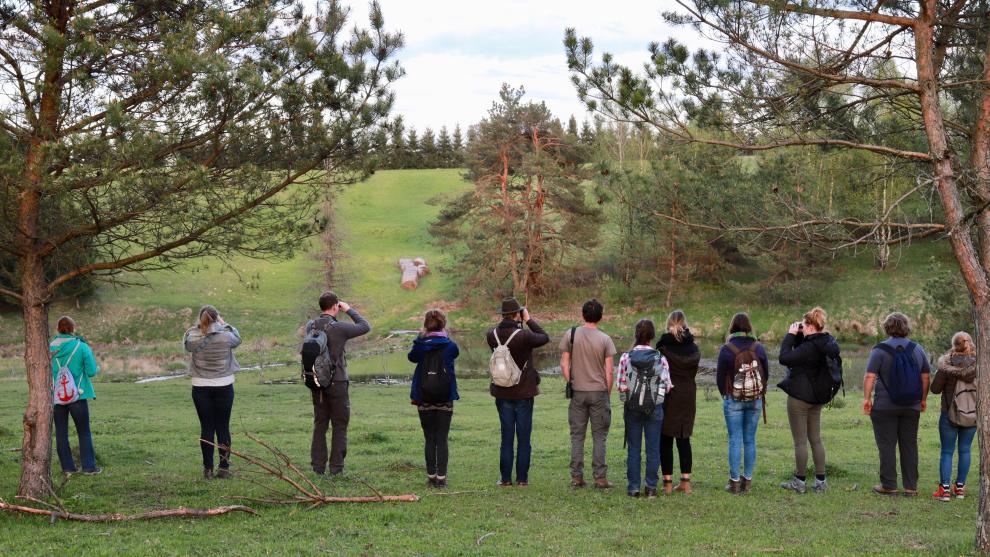 Studierende auf Exkursion in Polen, Jahr 2019