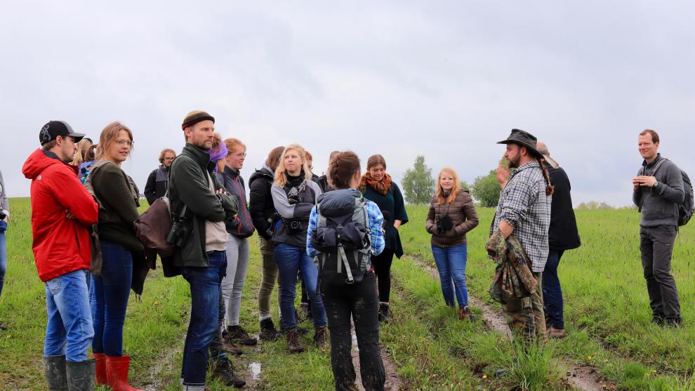 Während der Wanderung, Exkursion nach Polen, Jahr 2019