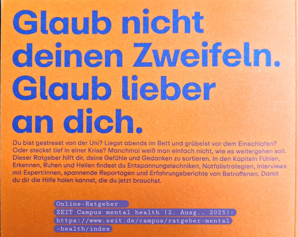 @ZeitCampus mental health Ratgeber 2025