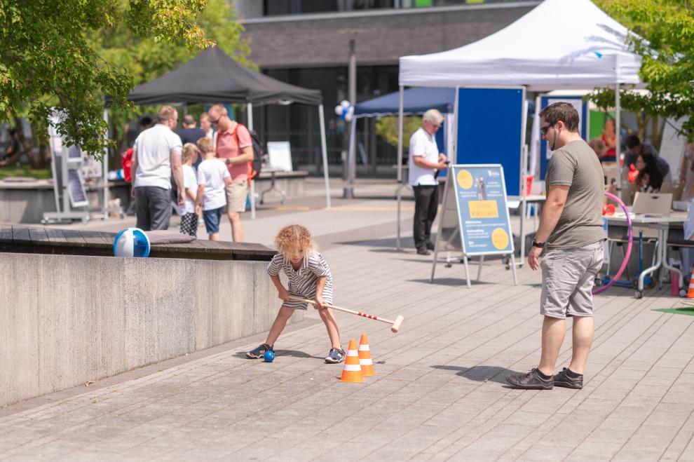 Tag der offenen Tür_Spiele auf dem Campus