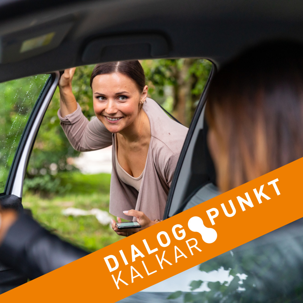 Zwei Frauen in einem Auto.