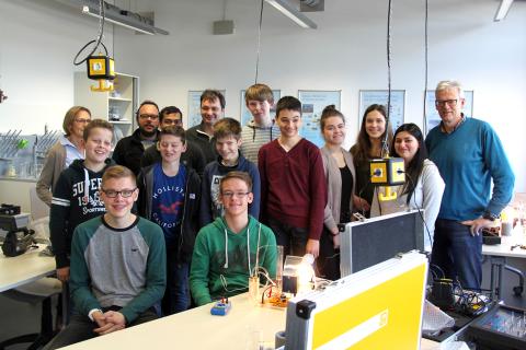Energie Projekttage Des Freiherr Vom Stein Gymnasiums Kleve Im Schulerinnen Und Schulerlabor Energie Der Hochschule Rhein Waal Rhine Waal University Of Applied Sciences