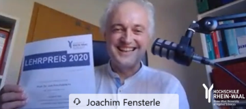 Lehrpreisgewinner 2020 Prof. Fensterle
