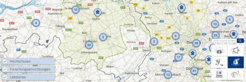 Screenshot Science Compass Rhein-Waal 