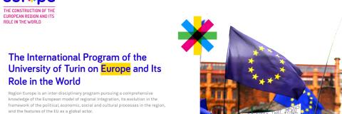 Banner zur Veranstaltung Region Europe Programm der Universität Turin